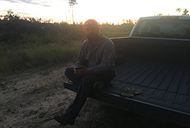 Joe Poissant's (a.k.a. Batman's) office in the country (Photo by NCC)